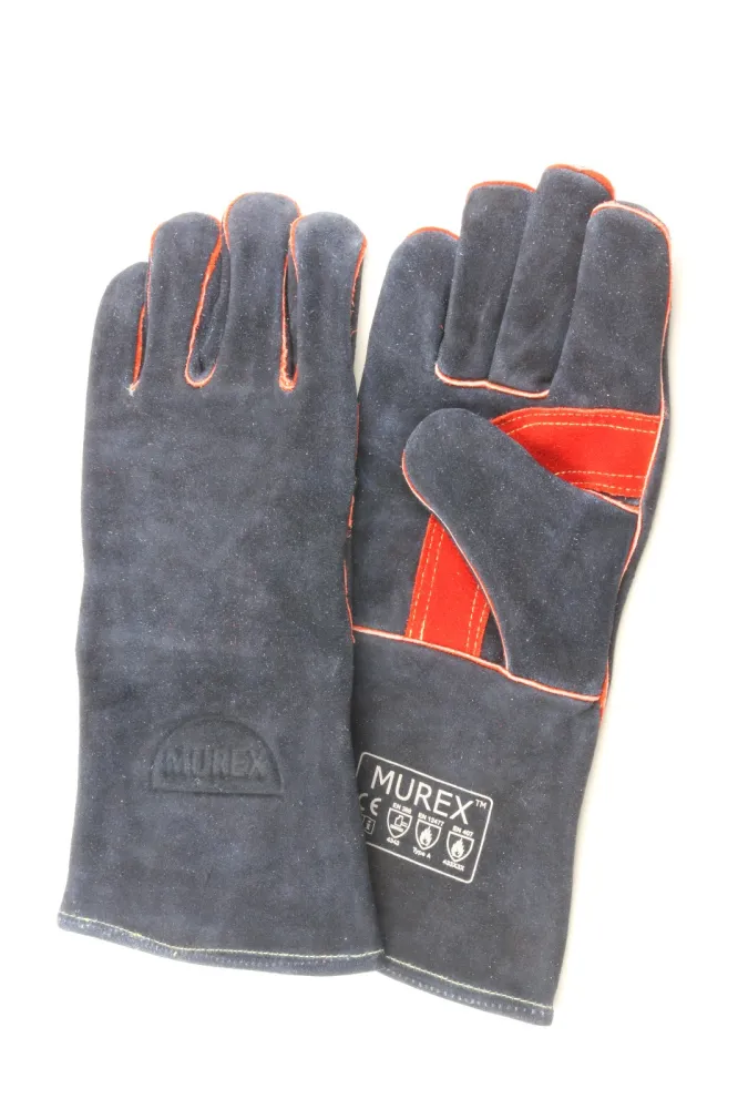 MUREX COWHIDE SPLIT LEATHER WITH KEVLAR THREAD WELDING GLOVE 